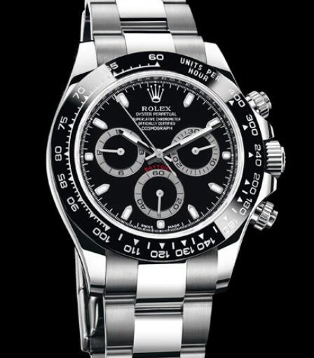 Rolex Oyster Perpetual Watches Cosmograph Daytona 116500 LN - 78590 Steel - Black Cerachrom Bezel - Black and Grey Dial - Steel Bracelet